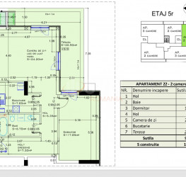 2 camere in . cu loc parcare subteran inclus Bucuresti/Aviatiei