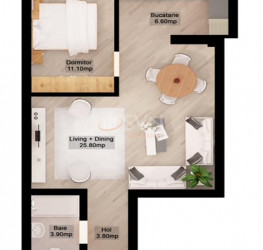 2 camere in Dorobanti Apartments cu loc parcare subteran inclus Bucuresti/Dorobanti