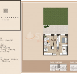 2 camere in FIRST ESTATES PIPERA cu loc parcare subteran inclus Bucuresti/Pipera