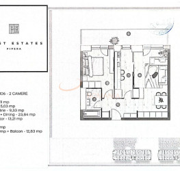 2 camere in FIRST ESTATES PIPERA cu loc parcare subteran inclus Ilfov/Voluntari