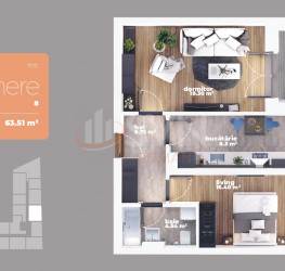 2 camere in Sun Rebreanu I Titan cu loc parcare exterior inclus Bucuresti/Titan