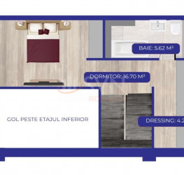 2 camere in SVN Development Canton 71 cu loc parcare exterior inclus Bucuresti/Aviatiei