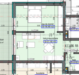 2 camere in Wave Residence - Mamaia Nord cu loc parcare subteran inclus Constanta/Nord