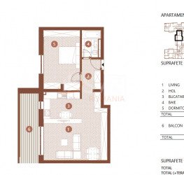 2 rooms in 8.12 Residence with underground parking included Bucuresti/Barbu Vacarescu