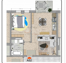 2 rooms in Icon Garden Residence with outdoor parking included Bucuresti/Mosilor