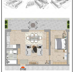 2 rooms in Icon Garden Residence with outdoor parking included Bucuresti/Mosilor