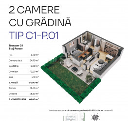 2 rooms in The Concord with underground parking included Bucuresti/Aviatiei