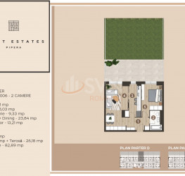 3 camere in FIRST ESTATES PIPERA cu loc parcare exterior inclus Bucuresti/Pipera