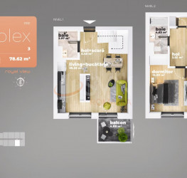 3 camere in SUN ROYAL VIEW cu loc parcare exterior inclus Bucuresti/Berceni