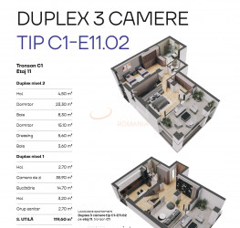 3 camere in The Concord cu loc parcare subteran inclus Bucuresti/Aviatiei