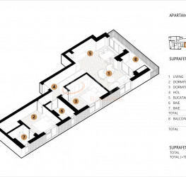 3 camere in Urban Living Residence cu loc parcare subteran inclus Bucuresti/Unirii (s3)