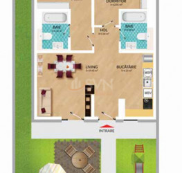 3 rooms in Cellini Residence with outdoor parking included Bucuresti/Lacul Tei