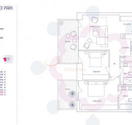 3 rooms in ONE VERDI PARK with underground parking included Bucuresti/Floreasca