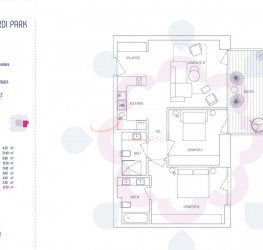 3 rooms in ONE VERDI PARK with underground parking included Bucuresti/Floreasca