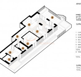 3 rooms in Urban Living Residence with underground parking included Bucuresti/Piata Unirii (s3)