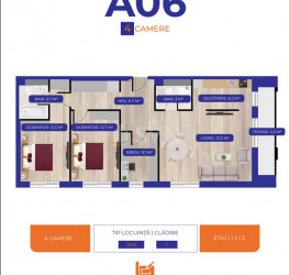 4 camere in Aviatiei Nord Rezidential cu loc parcare exterior inclus Bucuresti/Aviatiei