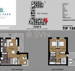 4 camere in AVRIG PARK RESIDENCE cu loc parcare subteran inclus Bucuresti/Bucur Obor