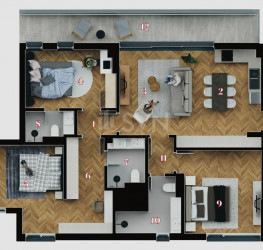 4 camere in The Urban Boutique cu loc parcare subteran inclus Bucuresti/Decebal