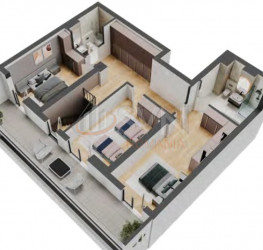 5 camere in The Concord cu loc parcare exterior inclus Bucuresti/Pipera