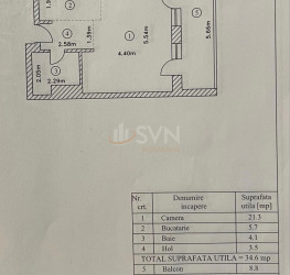 Apartament, 1 camera, 34.6 mp Bucuresti/Bucur Obor