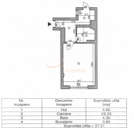 Apartament, 1 camera, 37 mp Bucuresti/Dorobanti
