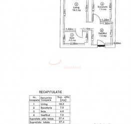 Apartament, 1 camera, 37.4 mp Bucuresti/Pipera