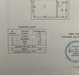 Apartament, 1 camera, 38 mp Bucuresti/Lujerului