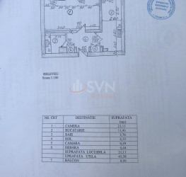 Apartament, 1 camera, 43.58 mp Bucuresti/Calea Plevnei
