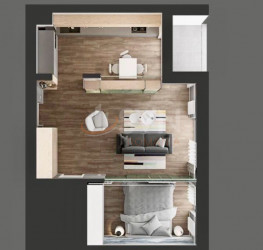 Apartament, 1 camera, 49.7 mp Bucuresti/Aviatiei