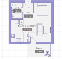 Apartament, 1 camera in ARQA - JOLIE VILLAGE Bucuresti/Iancu Nicolae