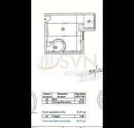 Apartament, 1 room, 34.51 mp Bucuresti/Unirii
