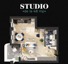 Apartament, 1 room, 37.15 mp Ilfov/Voluntari