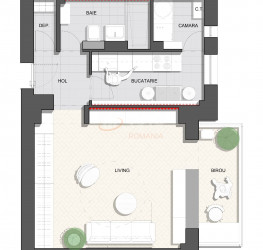 Apartament, 1 room, 40.12 mp Bucuresti/Colentina