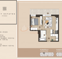 Apartament, 1 room, 43.5 mp Ilfov/Voluntari