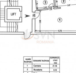 Apartament, 1 room with outdoor parking included Bucuresti/Aviatiei