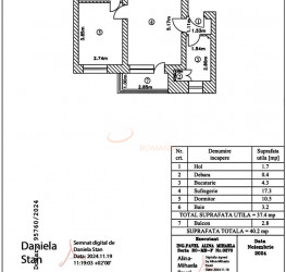 Apartament, 2 camere, 37.4 mp Bucuresti/Floreasca