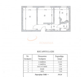 Apartament, 2 camere, 40 mp Bucuresti/Universitate (s3)