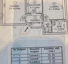 Apartament, 2 camere, 41.64 mp Bucuresti/Titan