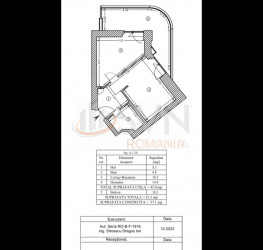 Apartament, 2 camere, 43 mp Bucuresti/Barbu Vacarescu