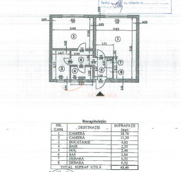 Apartament, 2 camere, 43.46 mp Bucuresti/Calea Victoriei