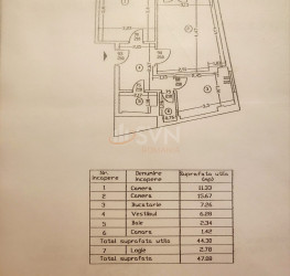 Apartament, 2 camere, 44.3 mp Bucuresti/Cismigiu