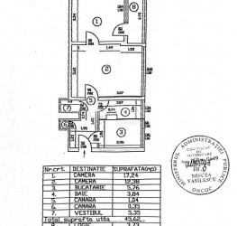 Apartament, 2 camere, 45.62 mp Bucuresti/Magheru