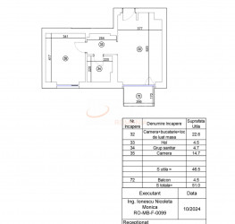 Apartament, 2 camere, 46.8 mp Bucuresti/Aviatiei