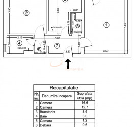 Apartament, 2 camere, 47 mp Bucuresti/Drumul Taberei