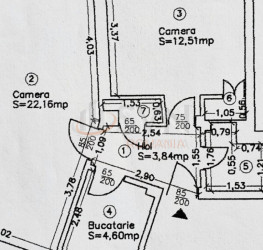 Apartament, 2 camere, 47 mp Bucuresti/P-ta Romana