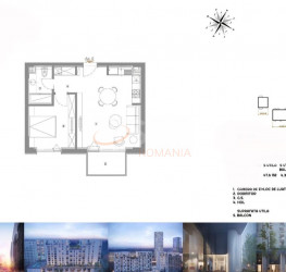 Apartament, 2 camere, 48 mp Bucuresti/Aviatiei