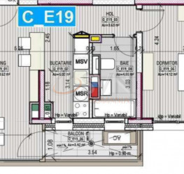 Apartament, 2 camere, 48 mp Bucuresti/Parcul Circului