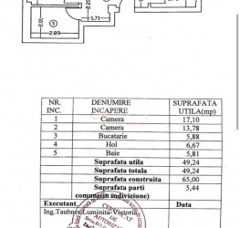 Apartament, 2 camere, 49.24 mp Bucuresti/Floreasca