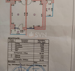 Apartament, 2 camere, 49.48 mp Bucuresti/Grozavesti