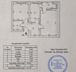 Apartament, 2 camere, 50 mp Bucuresti/Cotroceni